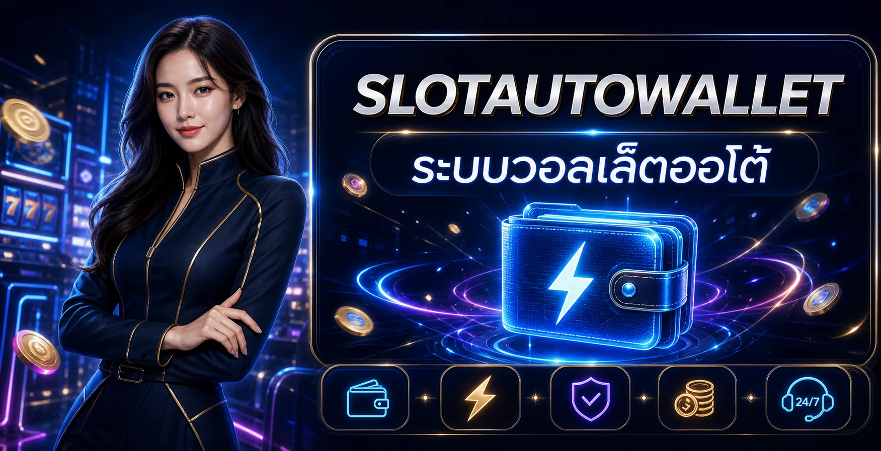 SlotAutoWallet ระบบวอลเล็ตออโต้ ใช้งานง่ายบนมือถือ
